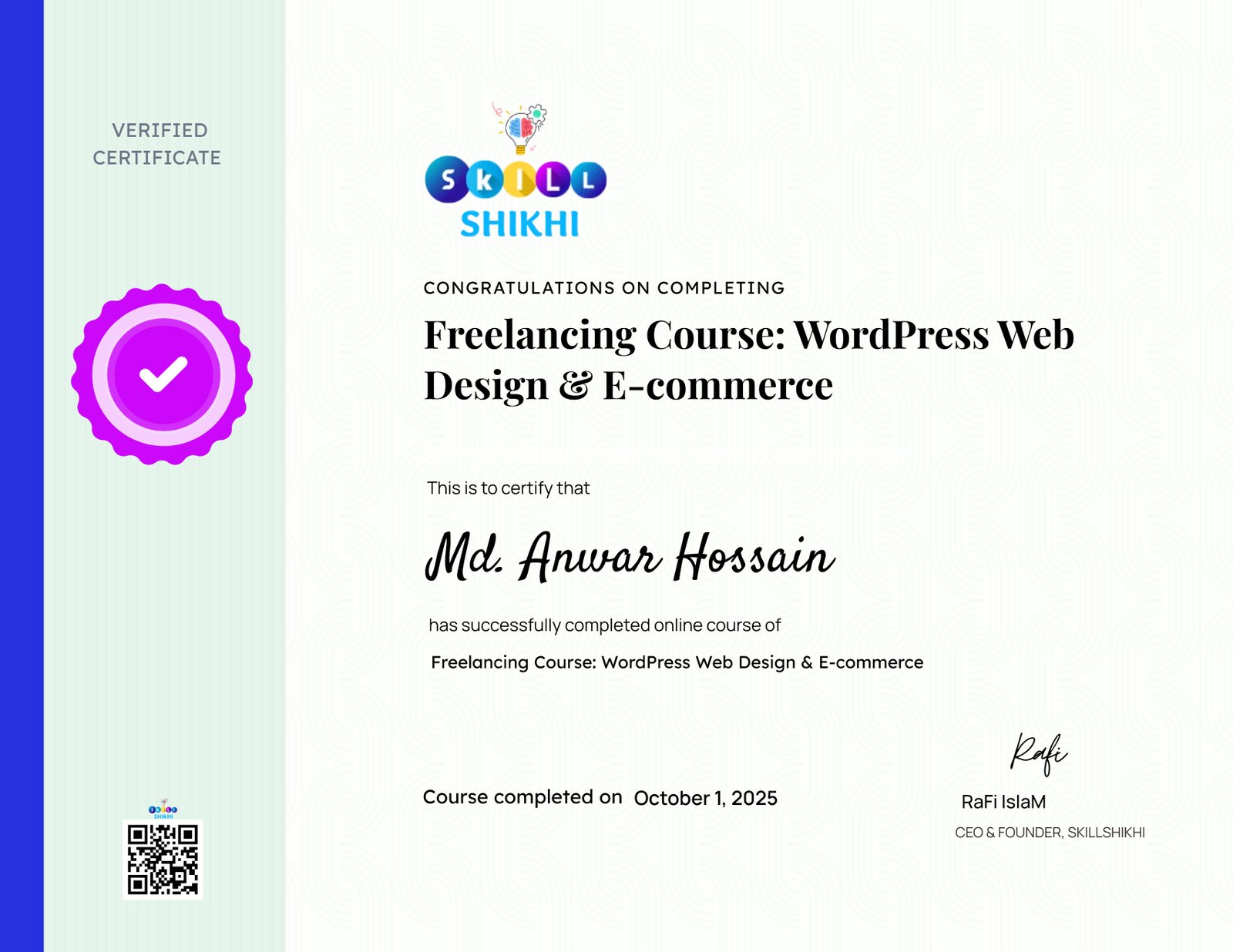 Freelancing Course: WordPress Web Design & E-commerce
